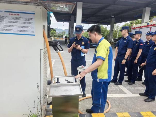 金渝站迎接消防及应急管理专项检查