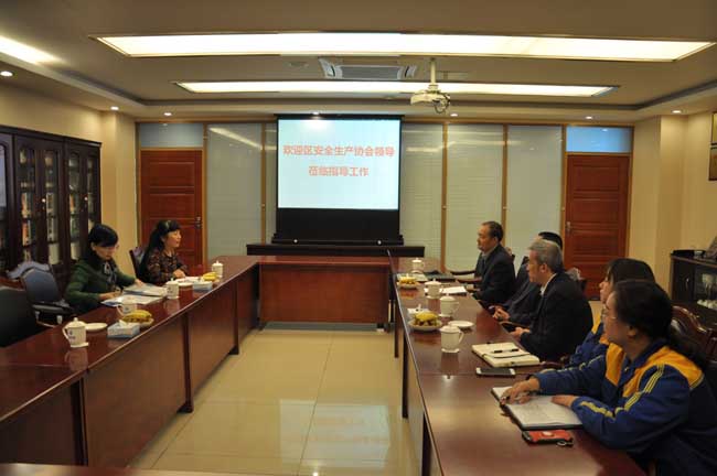 渝中区安全协会调研会