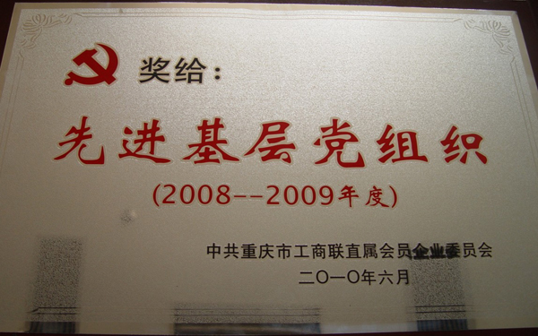 公司党支部获得“先进基层党组织”荣誉称号