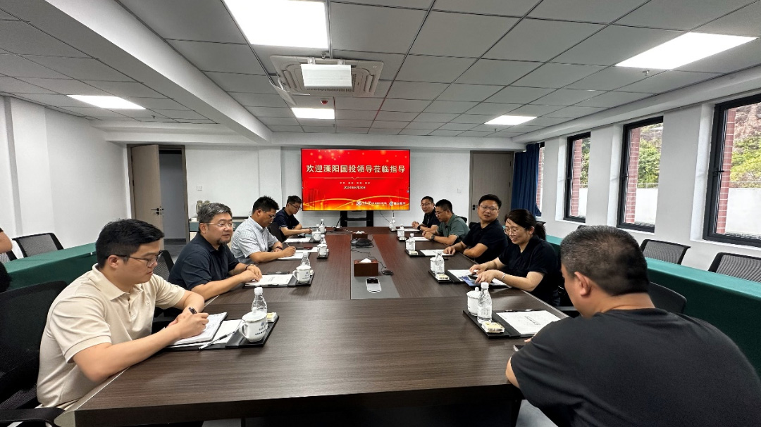 溧阳市国有资产投资控股集团有限公司领导一行莅临重庆大学溧阳智慧城市研究院交流指导工作