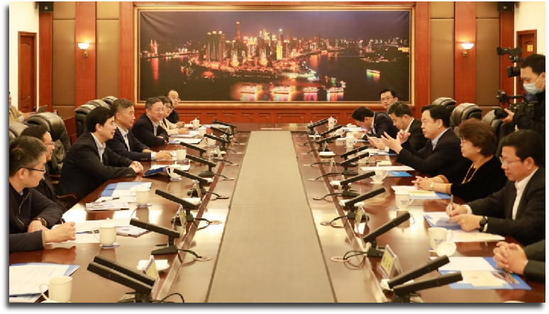 常州市委书记陈金虎带队访问重庆大学
