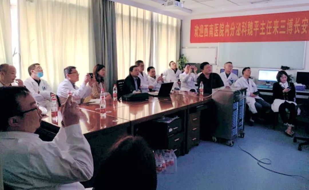 简讯 | 西南医院内分泌科魏平主任、匡剑韧教授应邀到我院参观指导