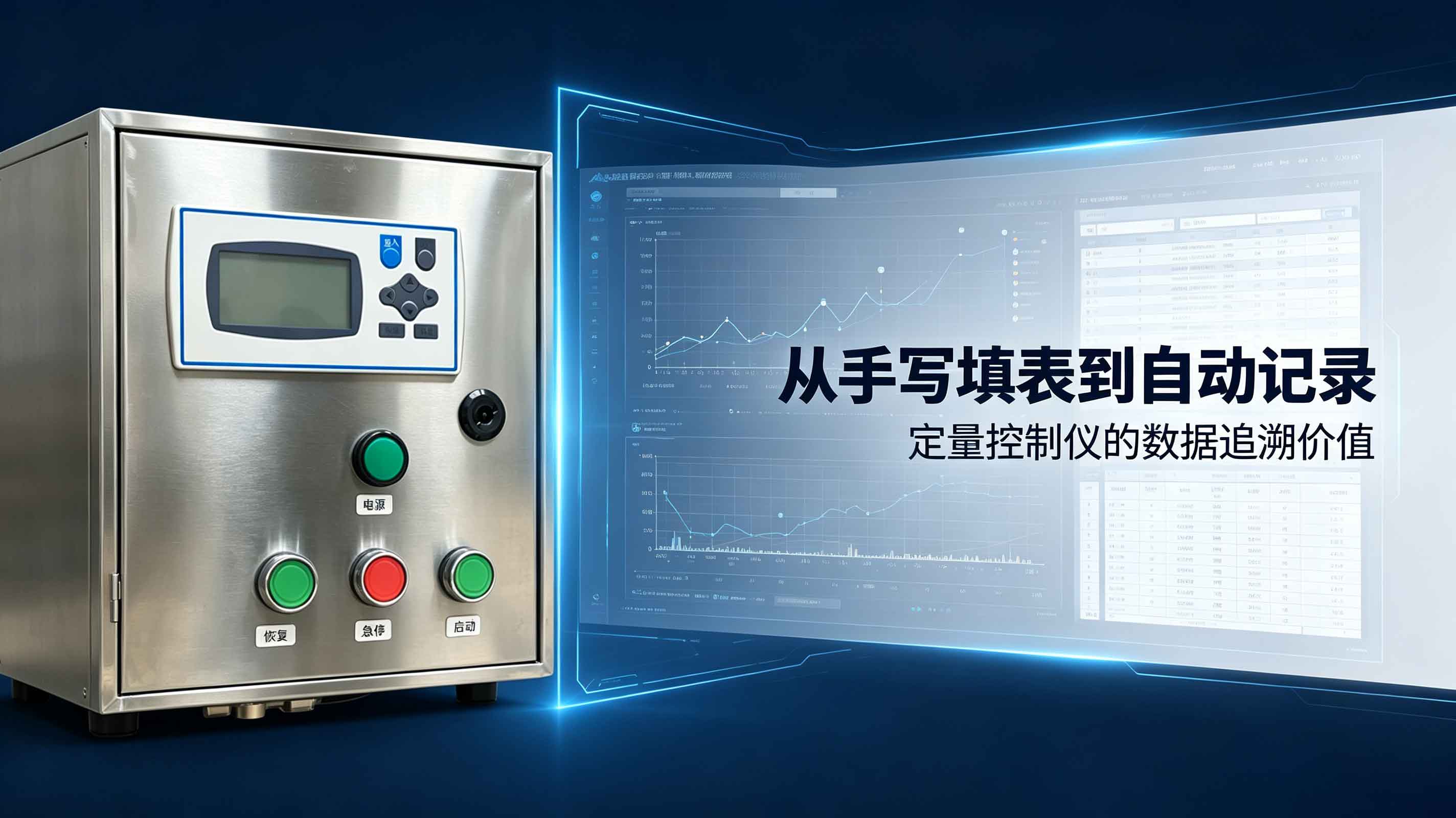 从手写填表到自动记录：定量控制仪的数据追溯价值