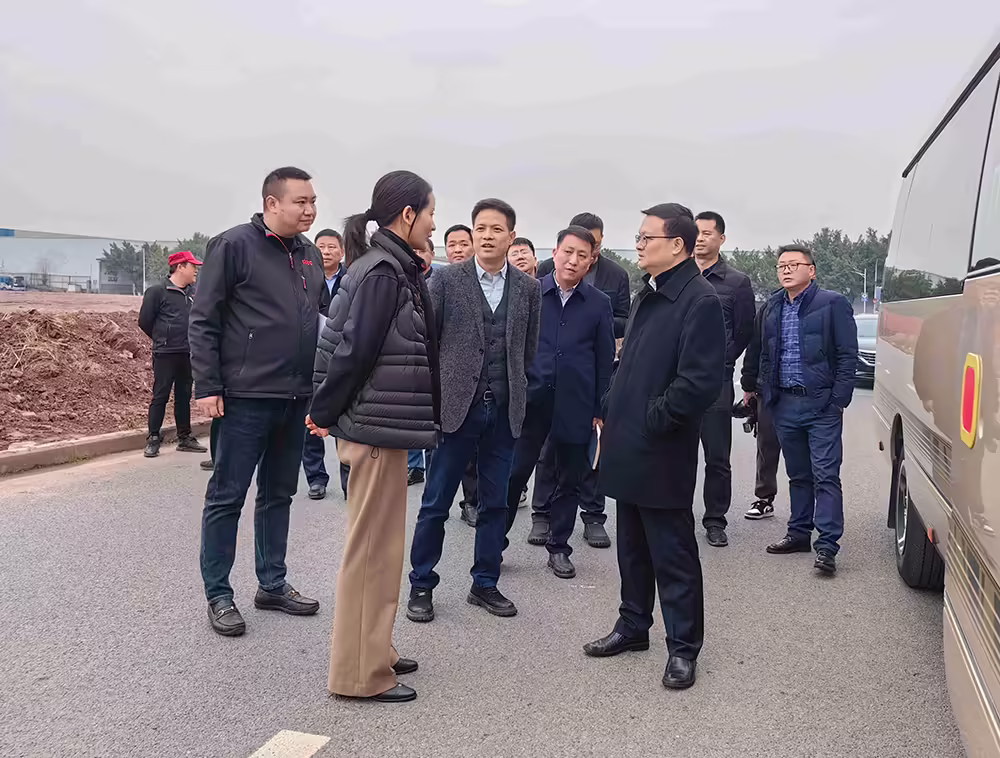 新元肇启 开工大吉丨江津区委书记唐大军一行莅临润通调研复工复产工作